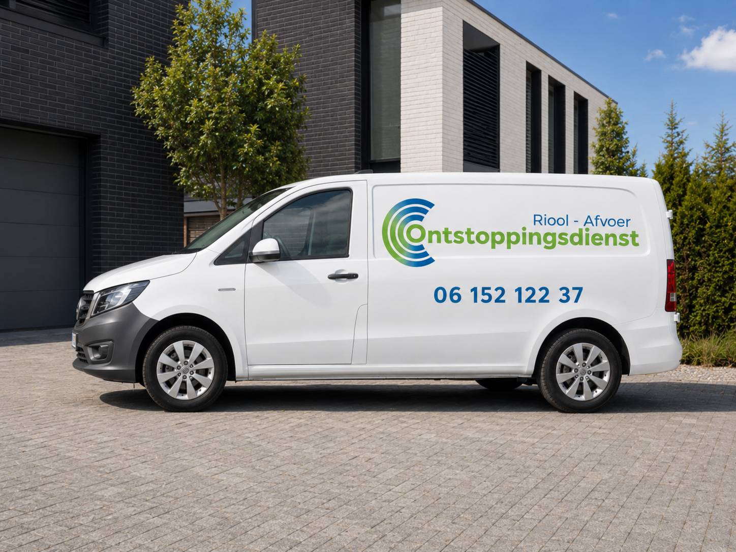 Servicebus in woonwijk